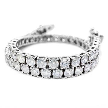 Armband - 14 karaat Witgoud - 5.95ct. tw. Diamant, Nieuw