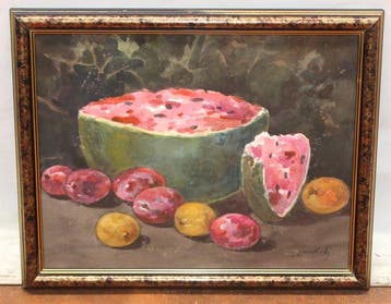 Miguel Martínez Verchili (1898 - 1989) - Bodegón de frutas