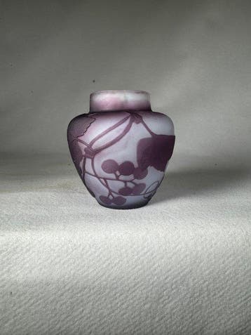 Emile Gallé - Vase - Verre, Antiek en Kunst