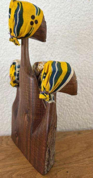 Decoratief ornament - Mozambique - Familie Houtsnijwerk