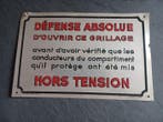 Acu s a Paris - Bouwplaatsbord - SGDG - Plaque (4) - oude -