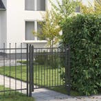 vidaXL Hekpoort HORST 100 x 100 cm Metaal Zwart, Tuin en Terras, Verzenden, Nieuw