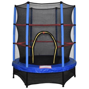 Kindertrampoline 140cm Blauw | A-kwaliteit | Laatste Stuks!, Tuin en Terras, Ophalen of Verzenden, Nieuw