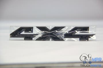 Nameplate, Tailgate 4X4 Black, Ophalen of Verzenden