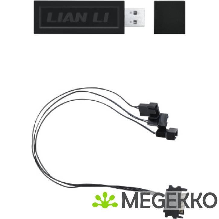 Lian Li UNI FAN Wireless controller Black with PWM SATA, Computers en Software, Computerkoelers, Nieuw, Verzenden