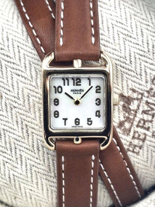 Hermès - Cape Cod - 18K Gold - Original Box - CC1.185 -, Bijoux, Sacs & Beauté, Montres | Hommes