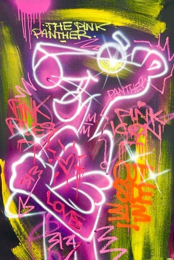 Outside313 - The Pink Panther - Pink Icon - New black