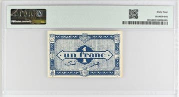 Algerije. - 1 Franc - 1944 - PMG 64 - Pick 101 (Zonder, Postzegels en Munten