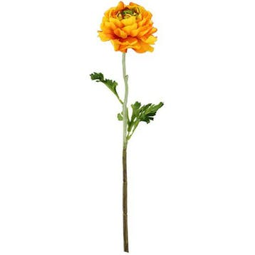 Chloe Ranonkel Oranje Zijdenbloem 51 cm per stuk, Nieuw
