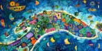 Felix van Horst - Lively Lagoon (XXL), Antiquités & Art
