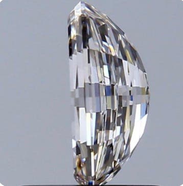 1 pcs Diamant (Natuurlijk) - 1.02 ct - Ovaal - J - VS1 -, Bijoux, Sacs & Beauté, Pierres précieuses