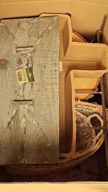 Restantenbox bomvol ondergronden kerst bekijk video voor, Maison & Meubles, Accessoires pour la Maison | Plantes & Fleurs artificielles