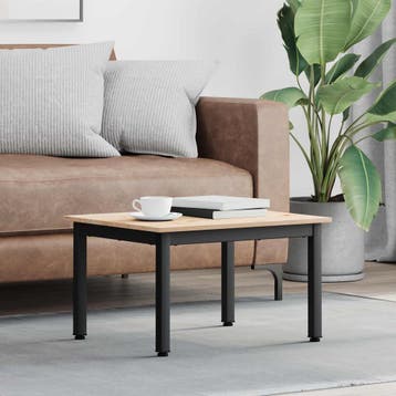 vidaXL Salontafel Naturel 60 x 50 x 36 cm Massief grenenhout, Verzenden, Nieuw