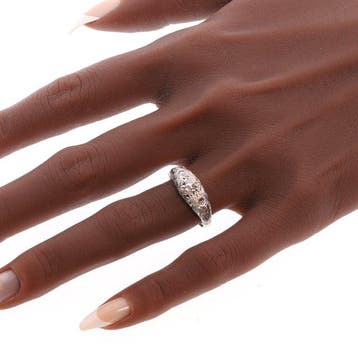 Ring Platina - 0.13ct. tw. Diamant (Natuurlijk) - Belle, Nieuw