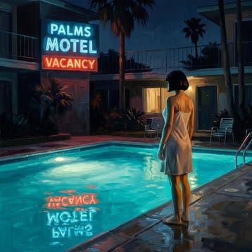 Le Yack - Vacancy at the Palms - Hand signed