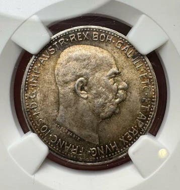 Oostenrijk. Franz Joseph I. 1 Corona 1914 / MS64 (Zonder