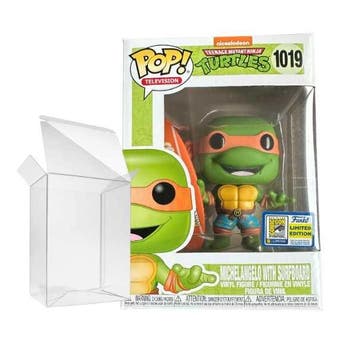 Funko Pop  TMNT  Michelangelo  Surfboard 1019 [ SDCC   Con ], Verzamelen, Verzenden, Nieuw