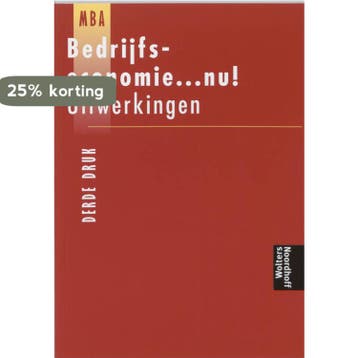 Bedrijfseconomie ... nu Uitwerkingen 9789001183264, Verzenden, Gelezen, H. van der Fuchs
