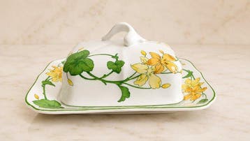 Villeroy & Boch - Beurrier - Boterschotel - Géranium Malva -