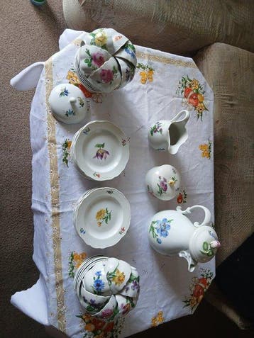 Meissen - Service à thé et café (39) - Porcelaine, Antiek en Kunst