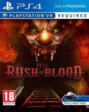 Until Dawn Rush of Blood (VR Only) (PS4 Games), Ophalen of Verzenden, Zo goed als nieuw