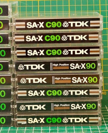 TDK - SA, SA -X Lege audiocassette, Nieuw