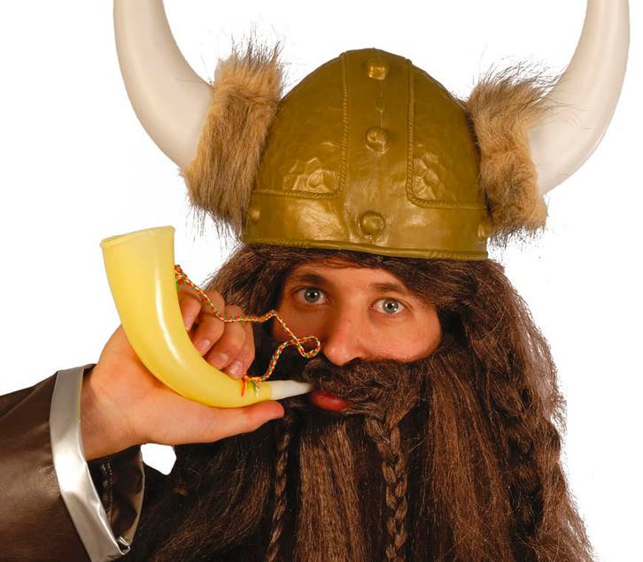Viking Hoorn 24cm, Hobby en Vrije tijd, Feestartikelen, Nieuw, Verzenden