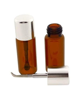Teletoot doseer potje - bruin glas     Mini glazen potje, Verzenden, Nieuw