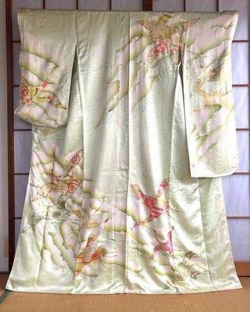 Furisode Kimono – Vintage Japanse Furisode Kimono –