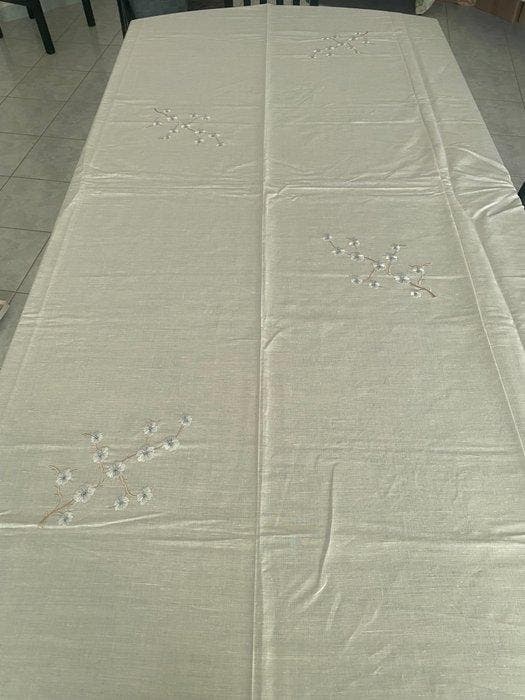 Tafelservies voor 12 (13) - Linnen, Antiek en Kunst, Antiek | Tapijten, Tafelkleden en Textiel