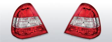 Achterlichten | Mercedes W202 C-Klasse Sedan 1993-2000 | roo, Verzenden