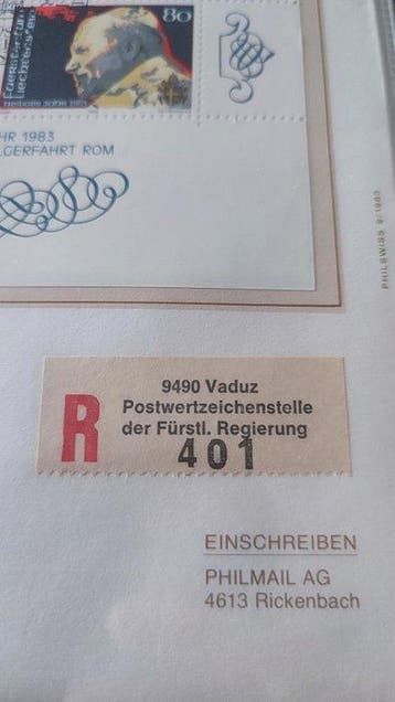 Liechtenstein 1983/1984 - Lichtenschein 1983/1984, Gestempeld