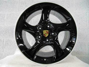 Porsche 996 4S ORIGINELE 18inch zwart/zilver velgenset, Ophalen, Gereviseerd, Porsche