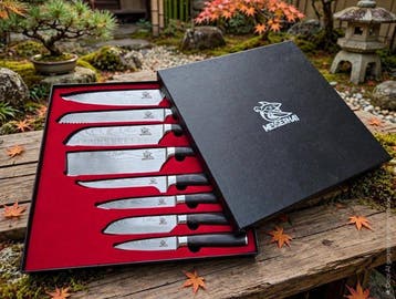 Messerhai-Sakura - Keukenmes - Professionele 8-delige chefs