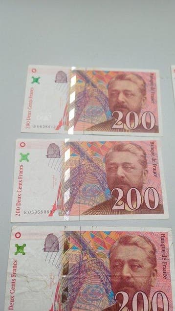 France. - 10 x 200 Francs - various dates - Pick 159 (Sans