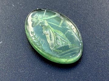 Replica van antiek Grieks-Romaans agaat, hardsteen Intaglio