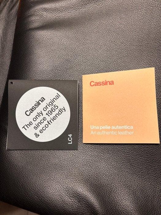 Cassina - Le Corbusier - Fauteuil - LC4 - Leder - Alleen, Antiquités & Art, Antiquités | Meubles | Chaises & Canapés