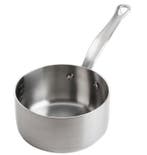 2dekans | Mauviel 1830 Sauspan Ø 16 cm RVS 1,49 L – Zilver, Huis en Inrichting, Keuken | Potten en Pannen, Ophalen of Verzenden