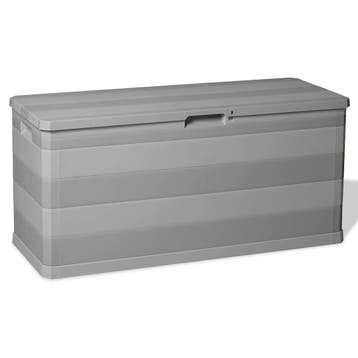 vidaXL Tuinbox 117x45x56 cm grijs, Verzenden, Nieuw