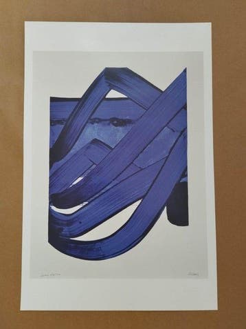 Pierre Soulages (1919-2022) - Sérigraphie n°18, encre sur