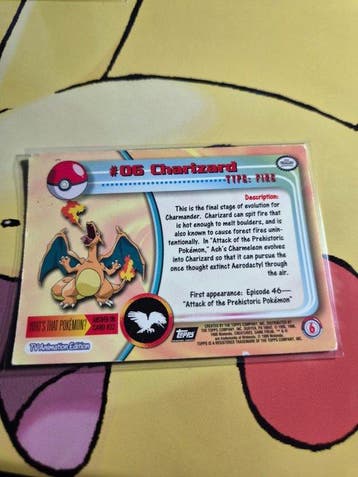Pokémon - 1 Card - Charizard #06 Embossed Flames 3rd Print