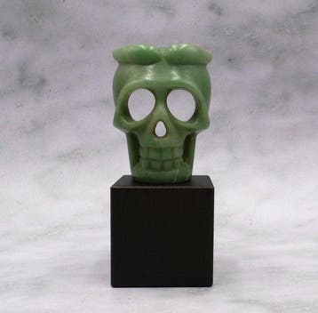 sculptuur, Hongshan Cultuur Alien achtige Gehoornde Schedel