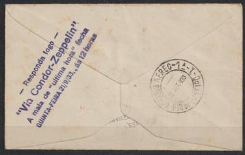 Duitse Rijk 1931/1935 - Zeppelinpost LZ 127 Graf Zeppelin, Gestempeld
