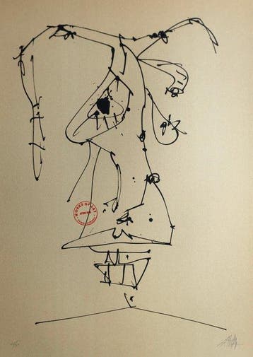 Antonio Saura (1930-1998) - Zelfportret