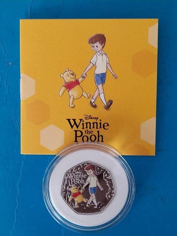 Verenigd Koninkrijk. 50 Pence 2026, Winnie The Pooh (Zonder