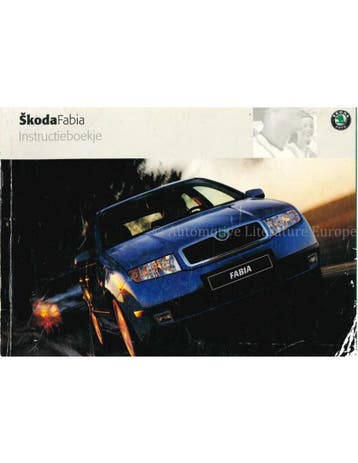 2001 SKODA FABIA INSTRUCTIEBOEKJE NEDERLANDS