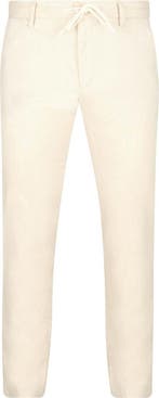 Alberto Broek Jump Stripe Ecru maat Maat 52/54 (L) Heren, Kleding | Heren, Broeken en Pantalons, Maat 52/54 (L), Verzenden, Beige