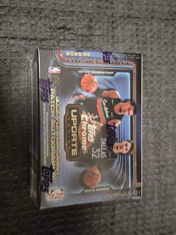 2025/26 Topps Chrome Victor Wembanyama, Cooper Flagg Carte, Nieuw