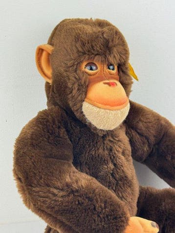 Steiff - Speelgoed XXL Size 40cm Gorilla Monkey, Antiek en Kunst, Antiek | Speelgoed
