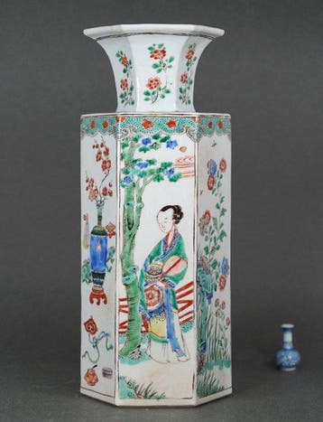 Vaas - Porselein - China - Kangxi (1662-1722) - Grote